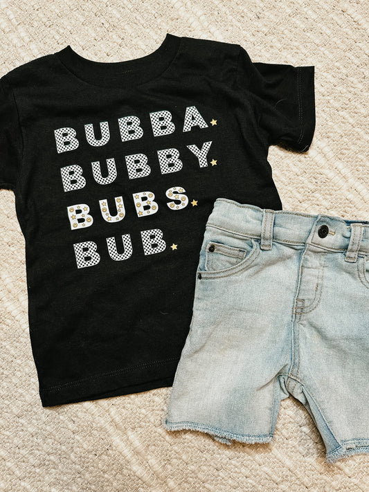 Bubba, Bubby, Bubs, Bub