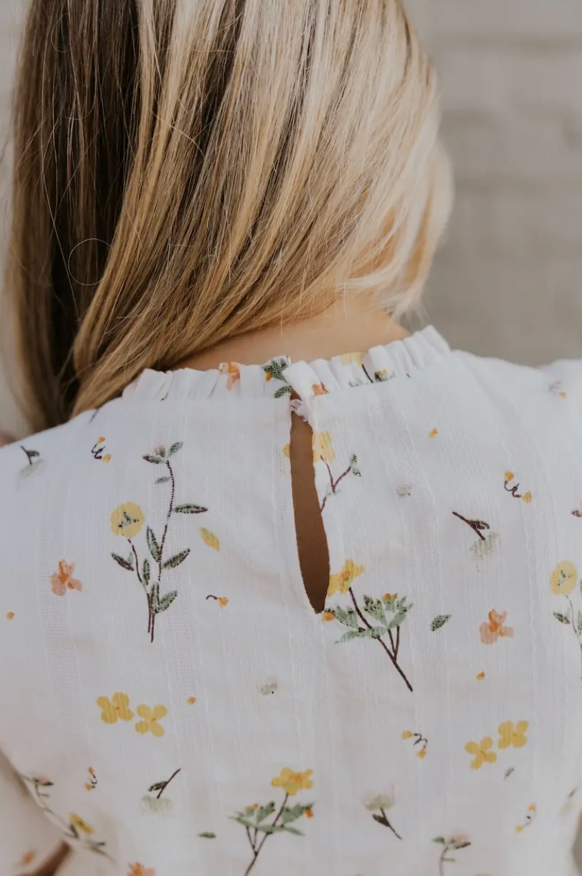 Babydoll Floral Blouse