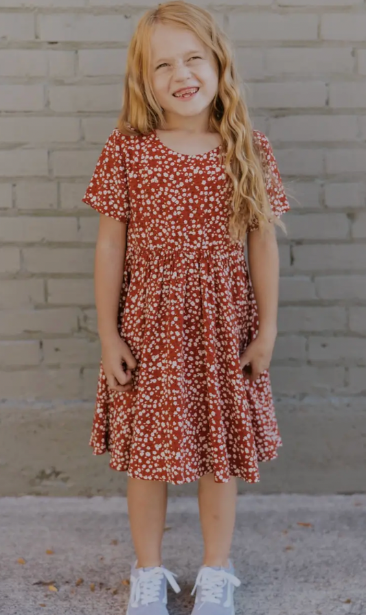 Toddler Dainty Floral Dress