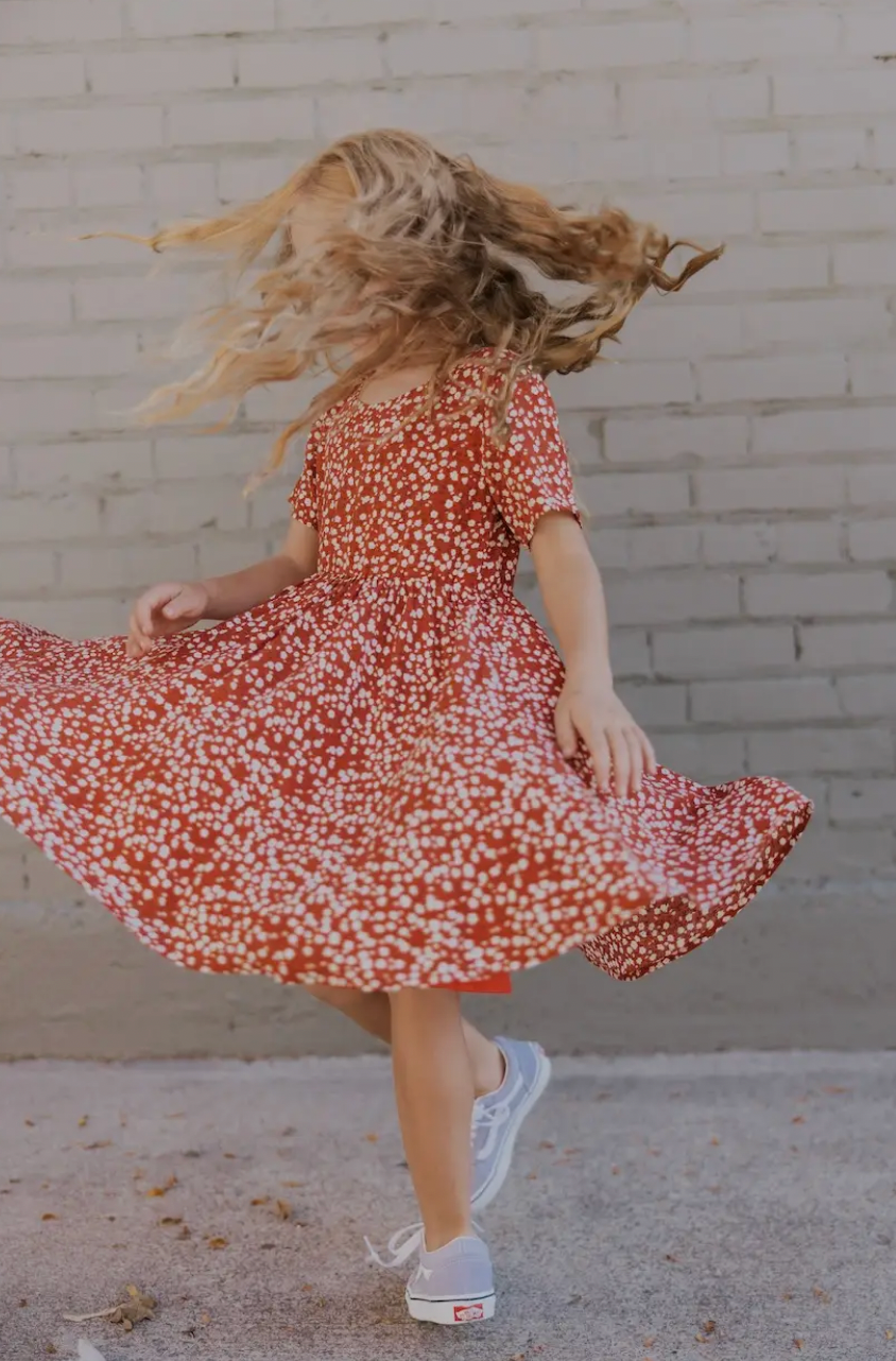 Toddler Dainty Floral Dress