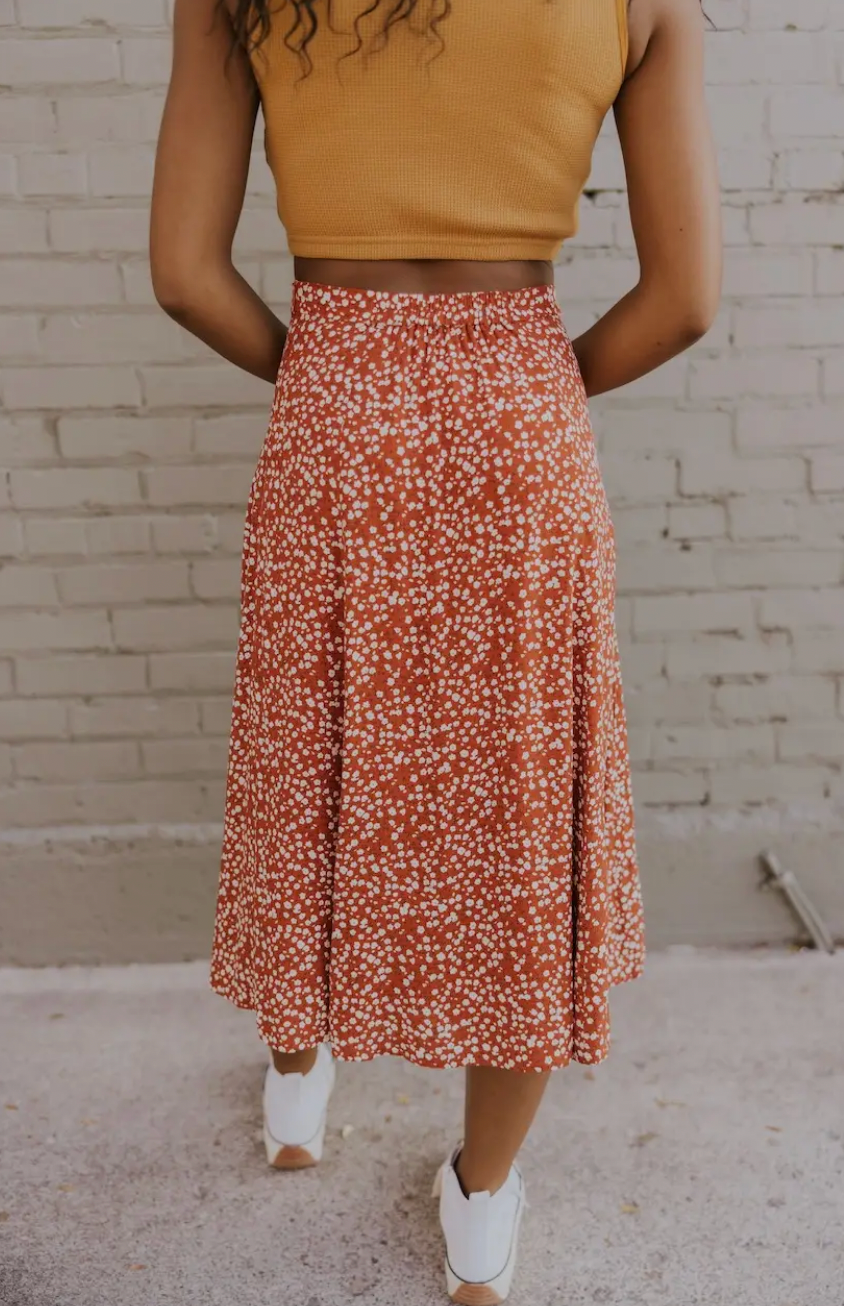 Dainty Floral Skirt