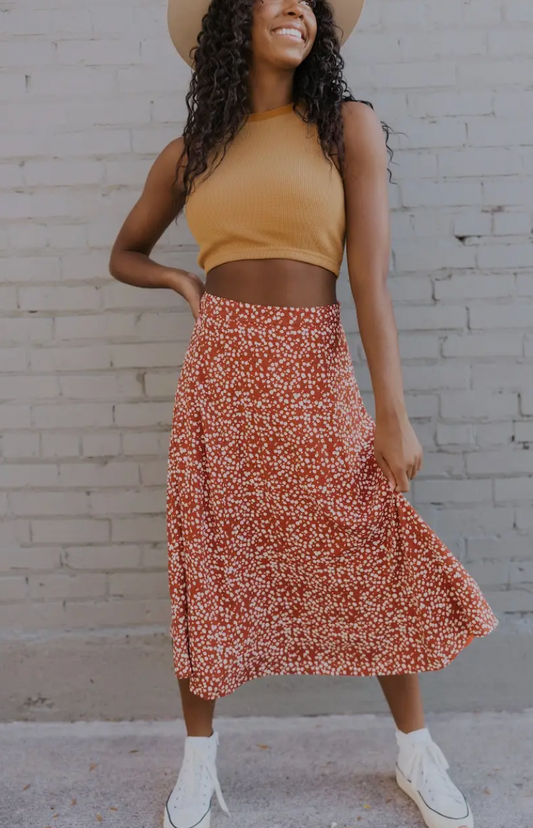 Dainty Floral Skirt