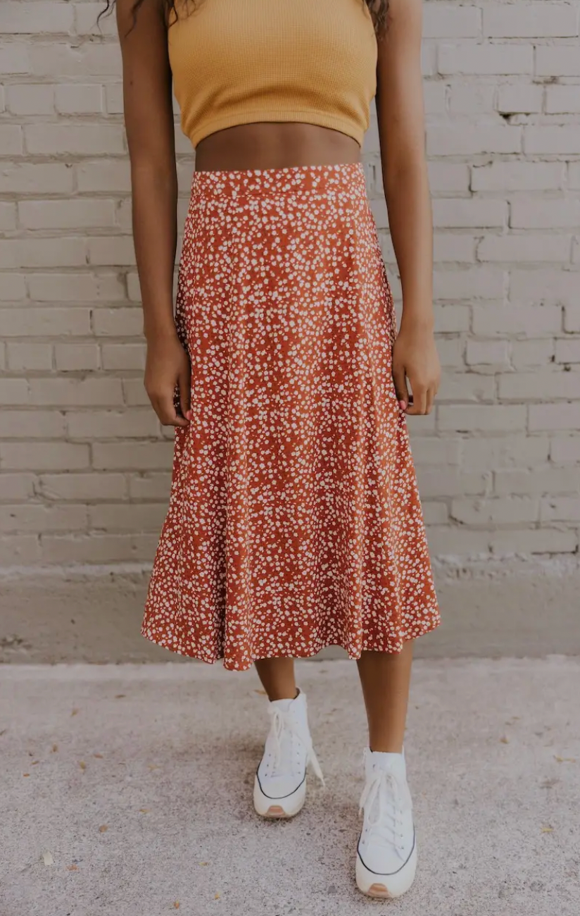 Dainty Floral Skirt